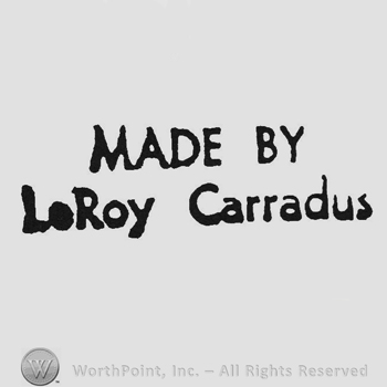 Handwriting Made by up LeRoy Carradus under