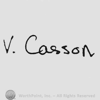 Capital handwriting V. Casson