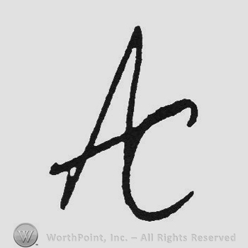 Monogram of letters AC