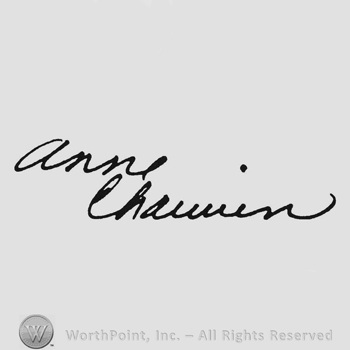 Handwriting Anne Chauvin