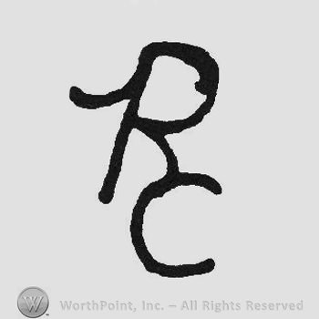 Monogram of letters RC