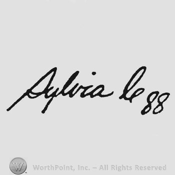 Handwriting Sylvia C 88