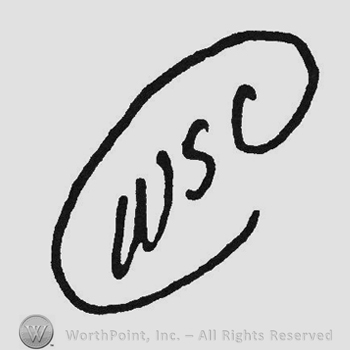 Signature initials WSC inside an oval