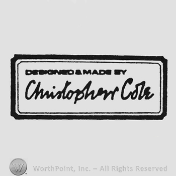 Label Designed and made by Christopher Cole