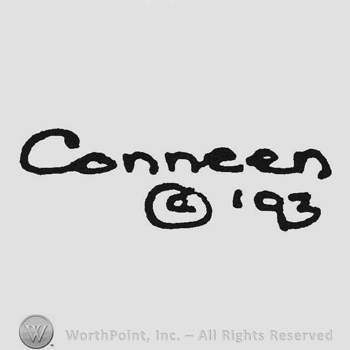 Handwriting Conneen up Copyright 93 under