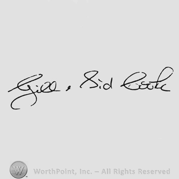 Handwriting Gill & Sid Cooke