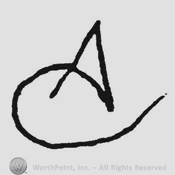 Monogram of letters AC