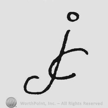 Monogram of letters JC