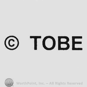 Copyright Tobe in capital letters