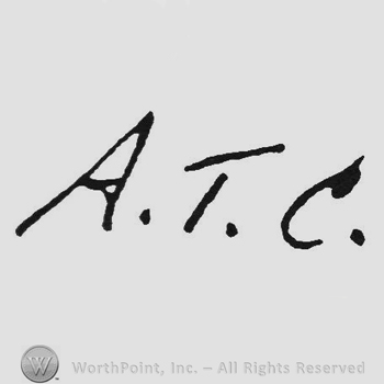 Initials ATC dots between