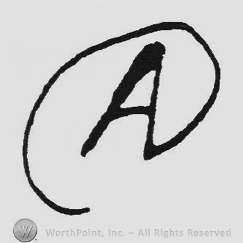 Monogram of letters AC