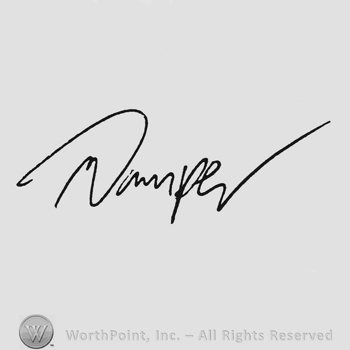Handwriting signature M Damper