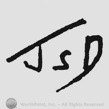 Stylish initials JSD