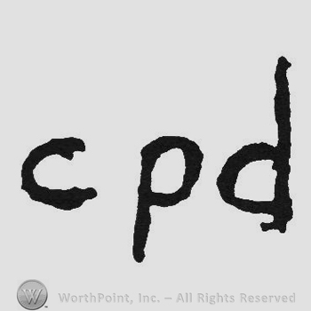 Handwriting bold initials CPD