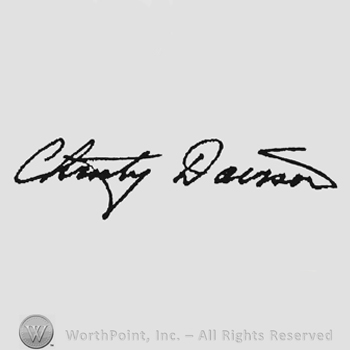 Handwriting signature Christy Davison