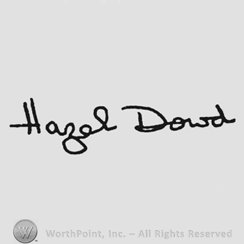Handwriting Hazel Dowd