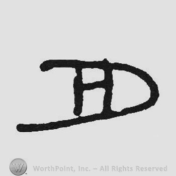 Monogram of letters HD