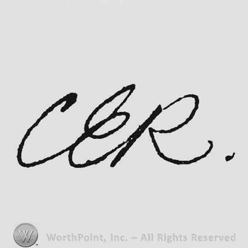 Handwriting initials CER