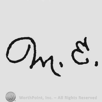 Handwriting initial ME