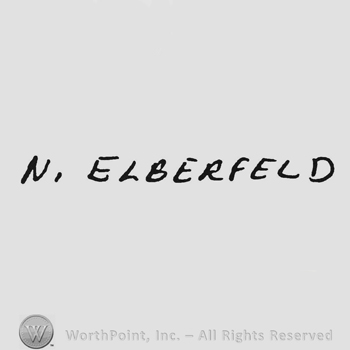 Capital handwriting N Elberfeld