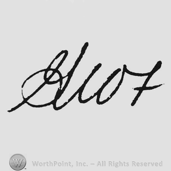 Handwriting initials JWF