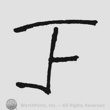 Monogram of letters JF