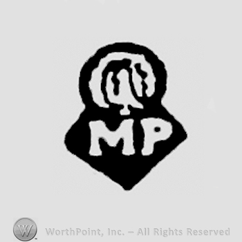 MP, wreath and a bird above