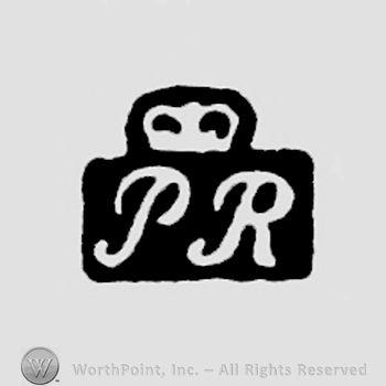 PR, crown above