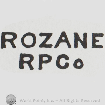 the words in uppercase letters ROZANE RPCo
