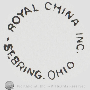 Mark with round logo with "royal china inc | #9162