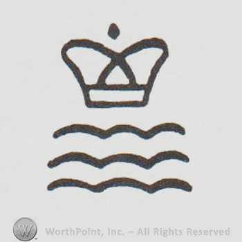 a crown above water