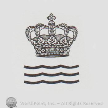 a crown above water