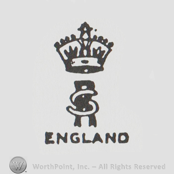  a crown above "RS england"