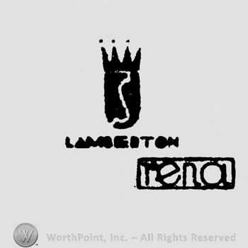 Crown above Lamberton written above Rrenol written in a rectangular shape frame
