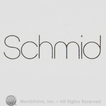 the word SCHMID with the first letter in uppercase