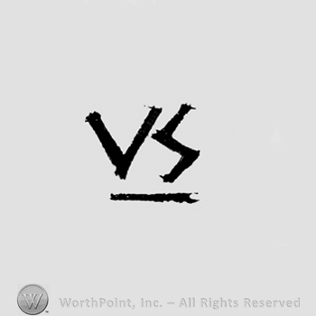 VS written underlined