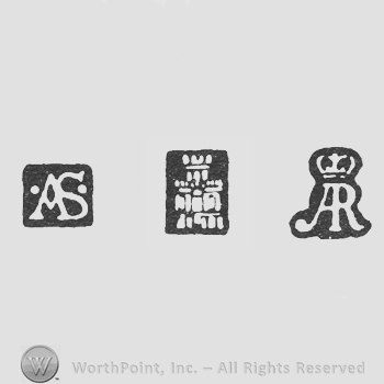 AS conjoined and Castle and AR conjoined, crown above