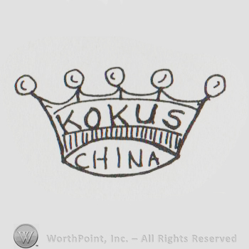 a crown with "kokus china"