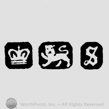 Crown and Lion Passant and date-letter s