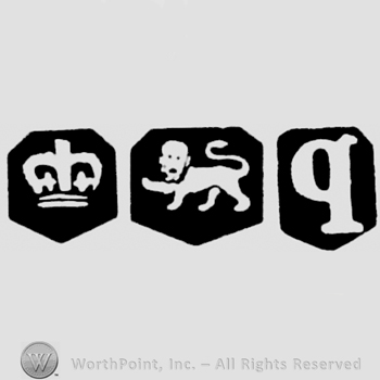 Crown and Lion Passant and date-letter q