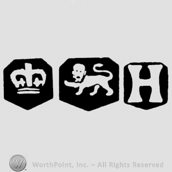 Crown and Lion Passant and date-letter H