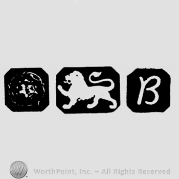 Crown and Lion Passant and date-letter B