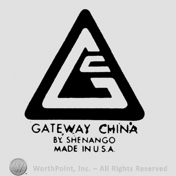 G in a triangle shape above Gateway China written above By Schenango written above Made in U.S.A.