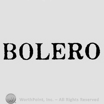 Bolero written