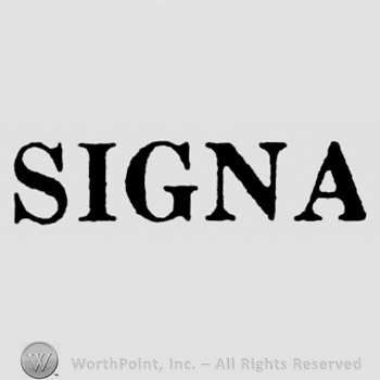 Signa written