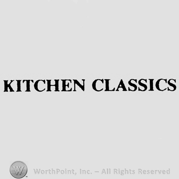 Kitchen Classics written
