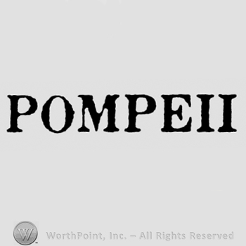 Pompeii written