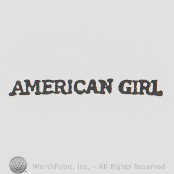 American Girl written in uppercase letters