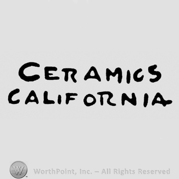 Ceramics written above California